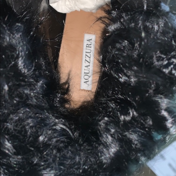 Aquazzura  Ryan Lug-Sole Shearling Buckle Boots - Picture 13 of 15